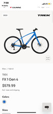 Trek FX 2 Disc Gold Alpha Aluminum Bicycle 50cm (M) *OFS* picture