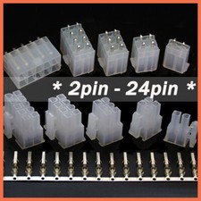 Molex 2 To 24 Pin Way 4.2mm Multi Plug Connector Sets Male + Female + Terminal picture
