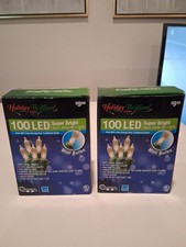 Holiday Brilliant 100 LED Super Bright Mini Lights - Warm White (Lot of 2 Boxes) picture