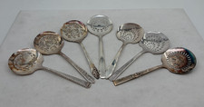 Lot of 7 Assorted Used Silverplate Tomato Servers - Lot#403 picture