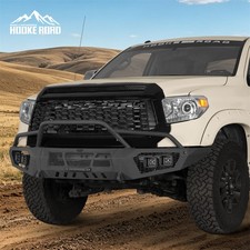 Fit 2014-2021 Toyota Tundra Off-Road Bull Bar Steel Front Bumper w/ LED Light picture