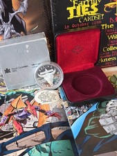 1982 Canada Proof Silver Dollar – Regina Centennial – Bison Skull Beauty 💀 picture