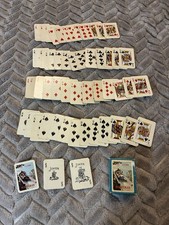 Six Flags The Flume Vtg Tiny Small 54 Playing Cards Novelty 1 Inch picture