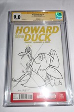 CGC SS 9.0 Howard the Duck 1 2015 Original Sketch Comic Art OOAK Spider-man Hulk picture