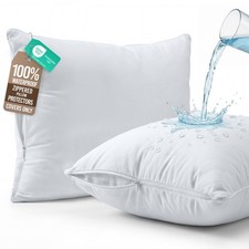 Set of 2 & 4 Pillow Protectors with Zipper – Standard, Queen & King Size picture