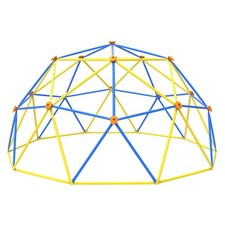 10FT Steel Climbing Dome Blue/Yellow - Open Box Indoor/Outdoor picture
