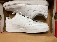 Size 10 - New in box -Nike Court Vision Low Triple White picture