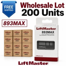 200x Lot of 893MAX LiftMaster 3 Button Remote Control Garage Door Opener picture