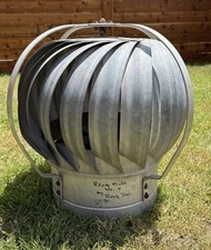 BIG Antique Barn Roof Turbine – Rustic Industrial Wind Ventil 1900s WhisperCool picture