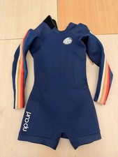Rip Curl Dawn Patrol 2mm Long Sleeve Springsuit Womens Size 4 Navy Retro Stripe  picture