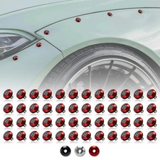 48-Piece M6 x 18mm Anodized Aluminum Tapered Washer Kit for Widebody, Fender ... picture
