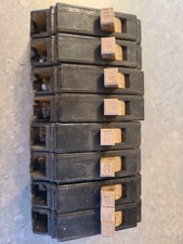 Mixed Lot of 4 Vintage Zinsco Twin Circuit Breakers Thin Type Q 15A 20A 30A picture
