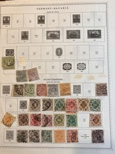 LOT OF MIXED STAMP BERLIN-DANZIG-BAVARIA-WURTTEMBERG 1850-1950 picture
