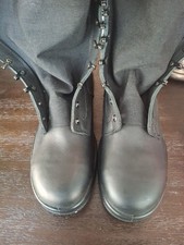 🔥BELLEVILLE 300 TST TRP ST HOT WEATHER BLACK STEEL TOE BOOTS Size 12 W🔥 picture