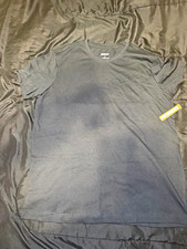 SKIMS Men's Black Tagless Cotton Crew Neck Short Sleeve T-Shirt Size M picture