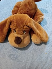 Russ Berrie Samuel Spaniel Plush Brown Dog Puppy Long Ears Vintage  picture