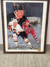Pavel Bure Canucks Autographed Framed 19x25 Limited Edition Print W/JSA COA picture