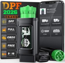 ANCEL HD110 Diesel Heavy Duty Truck Scanner DPF Regen Detroit Paccar Diagnostic picture