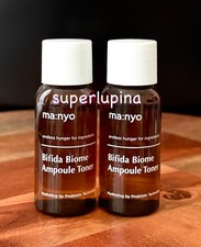 2x Manyo Bifida Biome Ampoule Toner NEW Travel Size 1.01 fl.oz 02/2028 picture