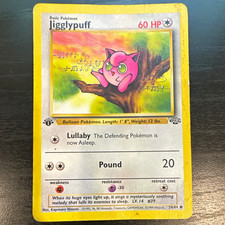 Jigglypuff Jungle 54/64 Jungle EN 1999 1st Edition HP Pokemon vintage  picture