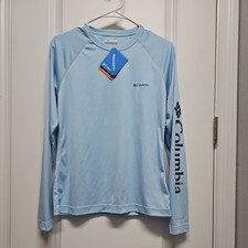 Columbia Sportswear Women's Rapid Creek  Top Shirt light blue S NWT picture