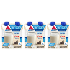 Atkins Protein Shake Creamy Vanilla Keto Friendly Gluten Free 12 Ct picture