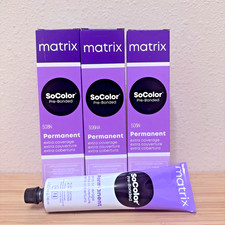 Matrix SoColor Pre-Bonded Permanent Extra Coverage Hair Color 3oz - NIB picture