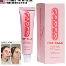 Topicals Faded Brightening & Clearing Serum Reduces Discoloration .5 oz/15ml NIB picture