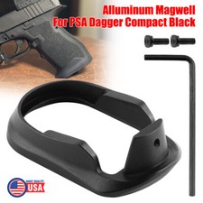 Black Aluminum Flared Magwell Fit for PSA Dagger Compact picture