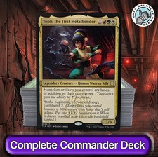 Toph, the First Metalbender COMMANDER DECK Artifacts Lands MTG Custom Edh Magic picture