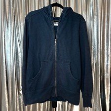 American Giant Navy Blue Classic Full Zip Hoodie picture