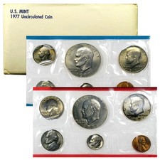 United States Mint 1977 Set of Brilliant Uncircula picture