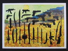 Death NYC 13x18 Pop Art Limited Edition Signed Numbered Weapons VanGogh RARE picture