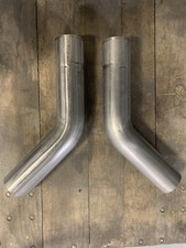 3.5” 304 Stainless Exhaust 45 Degree Elbow (pair)  picture