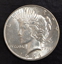 1926 S Peace Dollar AU.............Lot 6978 picture