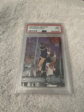 1997-98 Skybox Metal Universe Shaquille O'Neal #50 Lakers PSA 9 picture