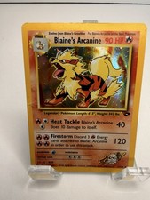 Blaine's Arcanine 1/132 Gym Challenge Holo - WOTC Holo picture
