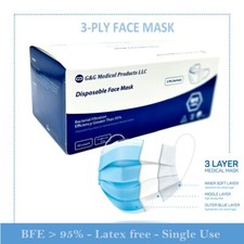 1000 Count 3-Ply Disposable Face Mask  picture