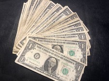 1963B One Dollar Barr Note $1 Bill Clean Circulated - 1 Note picture