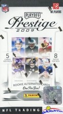 2009 Playoff Prestige Football EXCLUSIVE Factory Sealed Blaster Box-RC ALTERNATE picture