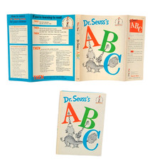 Vintage Dr. Seuss's ABC Book 1st Edition 2nd Printing w/DJ 1963 Beginner Books picture