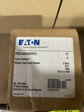 Eaton PDG13G0030TFFJ Power Defense 3 Pole 30A Molded Case Circuit Breaker picture