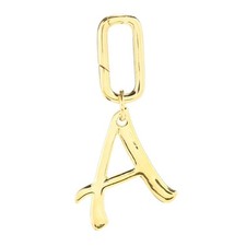 MAYAMAR 24K Gold Plated Polished Choice of Initial Enhancer Pendant picture