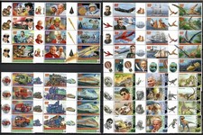 Lot 177 different cpl. sets MNH - stamps with TABS - topical collection #ZN177 picture