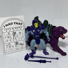Vintage MOTU Skeletor & Panthor He Man Masters Of The Universe Figures picture