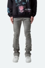 NWT MNML Convertible Skinny Denim Gray Zip Ankle Jeans X491 Mens Waist 30 picture