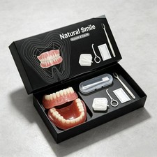 Complete Full Mouth Denture Set with Storage Case picture