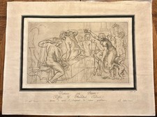 1780 Old Master Aquatint Etching 
