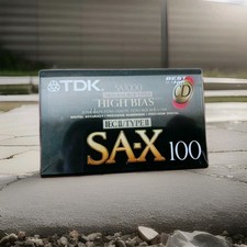 NEW TDK SA-X100 Cassette Tape Extra High Resolution IEC II/Type II High Quality  picture