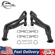 Fit 1988-95 Chevy GMC C/K 1500 2500 5.0/5.7 V8 Long Headers Exhaust Set Black picture